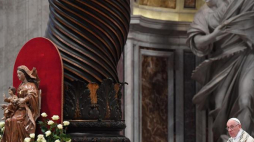 Papież Franciszek podczas konsystorza w bazylice świętego Piotra. Watykan, 28.06.2018. Fot. PAP/EPA 