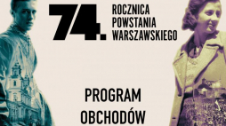 Obchody 74. rocznicy Powstania Warszawskiego. Źródło: Muzeum Powstania Warszawskiego