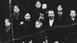 Rodzina Szwedów (przezwisko "Dziki") z Woli Ostrowieckiej. Źródło: IPN
