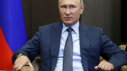 Prezydent Rosji Władimir Putin. Fot. PAP/EPA/AP POOL