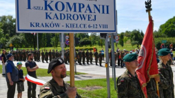 Uroczystości zakończenia 53. Marszu Szlakiem I Kompanii Kadrowej. Kielce, 12.08.2018. Fot. PAP/P. Polak