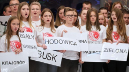 Spotkanie z organizatorami i wolontariuszami akcji ratowania polskich cmentarzy na Kresach „Mogiłę pradziada ocal od zapomnienia”. PAP/P. Supernak