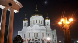 Katedralny sobór Chrystusa Zbawiciela w Moskwie. Fot. PAP/EPA