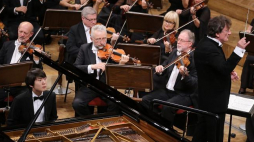 Seong-Jin Cho podczas koncertu laureatów XVII Konkursu Chopinowskiego w Filharmonii Narodowej. 2015 r. Fot. PAP/P. Supernak