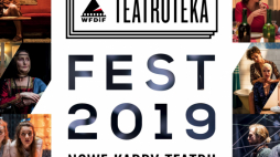 Plakat festiwalu Teatroteka 2019. Źródło: Teatroteka.com