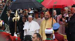 Papież Franciszek i król Maroka Mohammed VI. Fot. PAP/EPA 