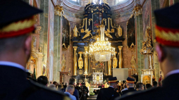 Msza święta w Archikatedrze Lubelskiej podczas obchodów 450. rocznicy Unii Lubelskiej. Fot. PAP/W. Jargiło