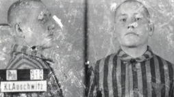 Kazimierz Piechowski - zdjęcie obozowe. Źródło: Muzeum Auschwitz