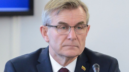 Przewodniczący litewskiego parlamentu Viktoras Pranckietis. Fot. PAP/J. Kamiński