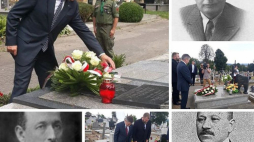 Marszałek Sejmu Marek Kuchciński odwiedził groby posłów II RP. Fot. Kancelaria Sejmu