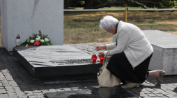 Warszawa, 11.07.2019. Pomnik ku czci ofiar Rzezi Wołyńskiej.  Fot. PAP/T. Gzell