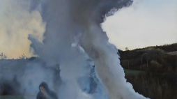 Obraz Karola Palczaka „Dym”. Źródło: Galeria Bielska BWA