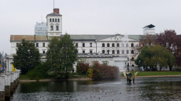 Centralne Muzeum Włókiennictwa w łódzkiej Białej Fabryce zbudowanej przez Ludwika Geyera. Fot. PAP/G. Michałowski
