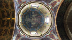 Mozaika na sklepieniu kopuły katedry ormiańskiej. Fot. MKiDN