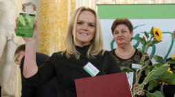 Warszawa, 08.10.2019. Zyta Czechowska - Nauczyciel Roku 2019. Fot. PAP/T. Gzel