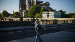 14.04.2020 Paryż.  Katedra Notre Dame