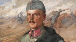 Rtm. Zbigniew Dunin-Wąsowicz. Portret K. Żelechowskiego. Źródło: Muzeum Narodowe w Krakowie