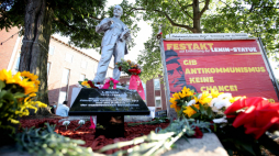Pomnik Lenina w Gelsenkirchen w Nadrenii Północnej-Westfalii. Fot. PAP/EPA