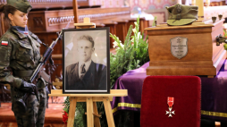 roczystości pogrzebowe szczątków Żołnierza Wyklętego Wojciecha Frodymy ps. Mucha w kościele pw. Marii Magdaleny w Rabce-Zdroju. Fot. PAP/G. Momot