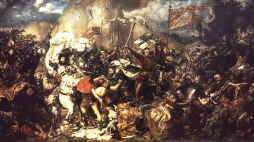 Obraz Jana Matejki „Bitwa pod Grunwaldem”. Fot. PAP/Reprodukcja 