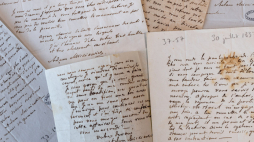 Sześć listów Adama Mickiewicza do Alfreda de Vigny. Źródło: Biblioteka Narodowa