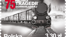 Znaczek upamiętniający Tragedię Górnośląską. Źródło: Poczta Polska