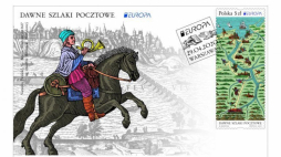 Znaczek Poczty Polskiej „Dawne szlaki pocztowe”