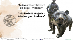 Międzynarodowy konkurs dla dzieci i młodzieży „Niedźwiedź Wojtek – żołnierz gen. Andersa”. Źródło: IPN