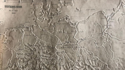 XIX-wieczne mapy tyflograficzne. Źródło: Urząd Miasta Krakowa