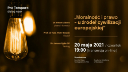 Debata „Moralność i prawo - u źródeł cywilizacji europejskiej”. Źródło: Archidiecezja Warszawska