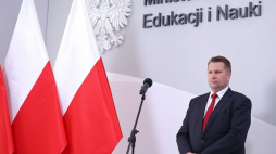 Minister edukacji i nauki Przemysław Czarnek. Fot. PAP/T. Gzell