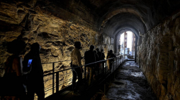 Hipogeum w Koloseum. Fot. PAP/EPA