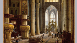 „Wnętrze katedry w Mediolanie” Marcina Zaleskiego. Źródło: www.facebook.com/mkdnis