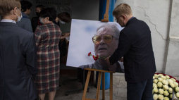 Pożegnanie Siergieja Kowalowa. Moskwa, 13.08.2021. Fot. PAP/EPA