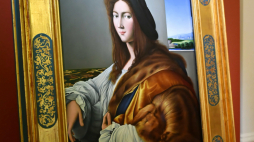 Jedyna na świecie rekonstrukcja „Portretu Młodzieńca” Rafaela w Muzeum Czartoryskich w Puławach. Fot. PAP/W. Jargiło