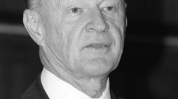 Zbigniew Brzeziński, 1990 r. Fot. PAP-Archiwum