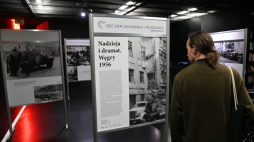 Otwarcie wystawy pt. „Nadzieja i dramat. Węgry 1956” w Muzeum Narodowym w Szczecinie – Centrum Dialogu Przełomy. Fot. PAP/M. Bielecki