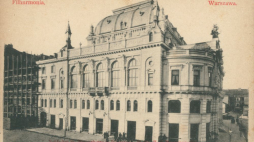 Filharmonia w Warszawie na pocztówce z 1901 r. Źródło: CBN Polona