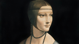 Leonardo da Vinci, „Dama z gronostajem”, dzieło z Kolekcji Książąt Czartoryskich.  Źródło: www.mnk.pl