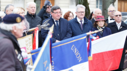 Upamiętnienie 40. rocznicy stanu wojennego w Paryżu. Źródło: Ambasada RP w Paryżu