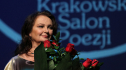 Anna Dymna podczas Krakowskiego Salonu Poezji. 17.02.2013. Fot. PAP/J. Bednarczyk