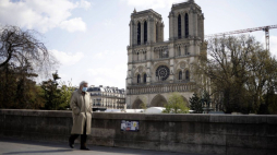 Odbudowa katedry Notre-Dame. 2021 r. Fot. PAP/EPA