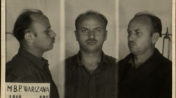 Major Zygmunt Szendzielarz „Łupaszka”- zdjęcie wykonane w MBP w 1948 r. Źródło: IPN