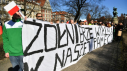 Uczestnicy Marszu Żołnierzy Wyklętych. Gdańsk, 27.02.2022. Fot. PAP/A. Warżawa