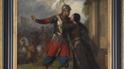 Dzieło Józefa Simmlera „Pożegnanie Wacława z Marią”. Źródło: Muzeum Ziemi Lubuskiej