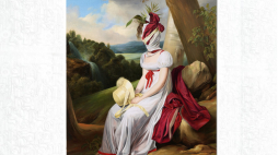 Obraz „Portrait of a Lady (After Louis Leopold Boilly)” polskiej artystki Ewy Juszkiewicz będzie licytowany na prestiżowej aukcji w domu aukcyjnym Christie’s. Źródło: Muzeum POLIN