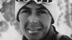 Wanda Rutkiewicz podczas wyprawy na Mount Everest. 10.1978. Fot. PAP/Reprodukcja