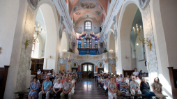 Poświęcenie nowych organów w kościele pw. Wniebowzięcia Najświętszej Maryi Panny. Wilno, 26.06.2022. Fot. PAP/V. Doveiko