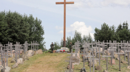 Góra Krzyży w miejscowości Giby. Fot. PAP/A. Reszko