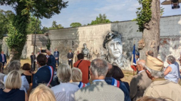 Mural przedstawiający gen. Stanisława Maczka w Abbeville. Fot. Ambasada RP we Francji